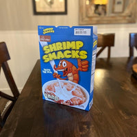 The 🦐 Prank Cereal Box – Shrimp Smacks Gag Gift Box is a hilarious joke present featuring a cartoon shrimp mascot and cereal bowl—an ideal fake gift box or gag gift for any occasion.