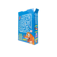 The 🦐 Prank Cereal Box – Shrimp Smacks Gag Gift Box features a cartoon octopus, white maze, and sea-themed art—making it the perfect funny joke present or fake gift box for surprising your friends.