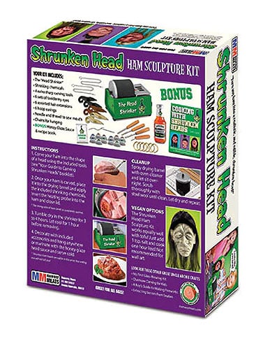 Shrunken Head Ham Gag Gift Box - Funny Prank Gift Box - Archie McPhee