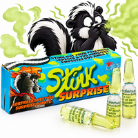 🦨 36 Skunk Glass Stink Bombs 💣 Retail Display Case | Fart Prank Joke Gag 💨