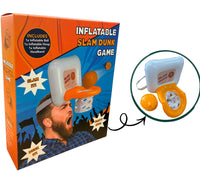 🏀😂 Inflatable Slam Dunk Head Hoop Basketball Game 60 Second Party Challenge