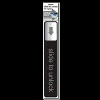RETRO Slide to Unlock Magnet  iPhone iPod Car Fridge 17" Magnet - Big Mouth Inc