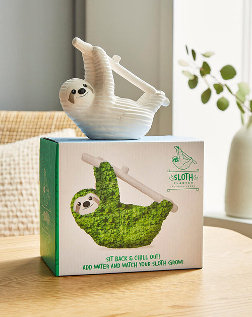 sloth hanging plant holder Sloth Ceramic Planter