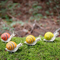 Racing Snails (set of 4)  "Pull Back Race Toys!"   Archie McPhee