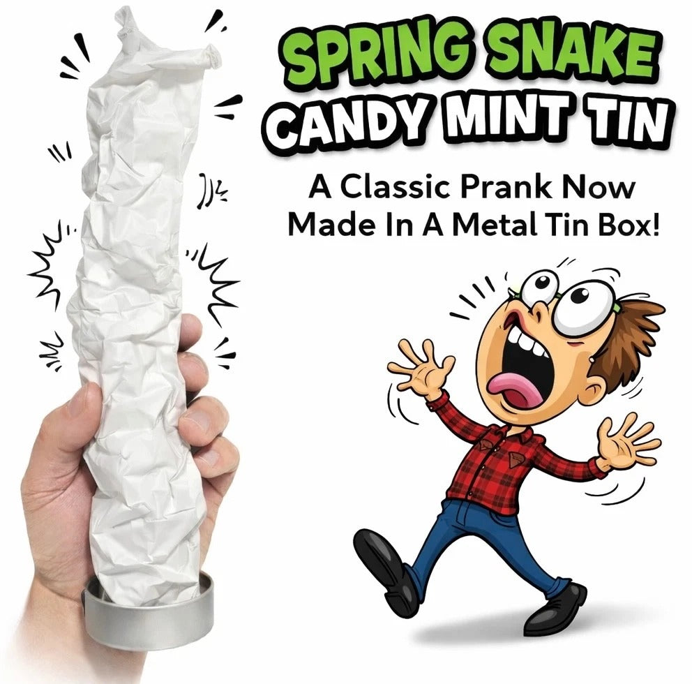 🐍 Snake-In-A-Tin Prank – Classic Candy Mint Gag That Pops!