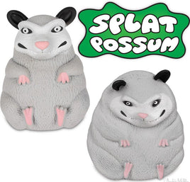 SPLAT POSSUM Squishy Squish Squeezable Stress Figure Toy - Archie McPhee