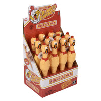 Case of 12 – 7" Rubber Chicken Pens 🐔 🖊️ (Yes… This Is Real Life😂) Funny Gag