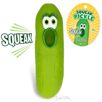 SQUEAK PICKLE - Squeaking Sounds Stress Squeeze Gag Gift Toy - Archie McPhee