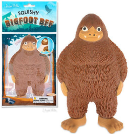SQUISHY BIGFOOT BFF Squish Squeezable Stress Sasquatch Figure Toy Archie McPhee