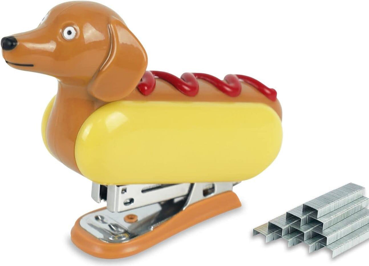 Hotdog Stapler Funny Novelty Office Desk Gag Gift w/ 1000 Staples  & Remover🌭📎