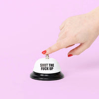 🤣 Shut The F*%k Up Bell 🔔 Funny Novelty Office Desk Home Gag Joke Gift STFU!