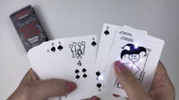 🔥 Naughty Stick Figure Playing Deck of Cards - Adult Funny Gag Gift Party Humor