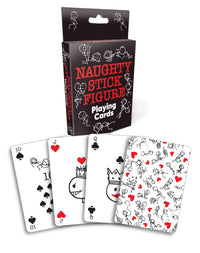 🔥 Naughty Stick Figure Playing Deck of Cards - Adult Funny Gag Gift Party Humor
