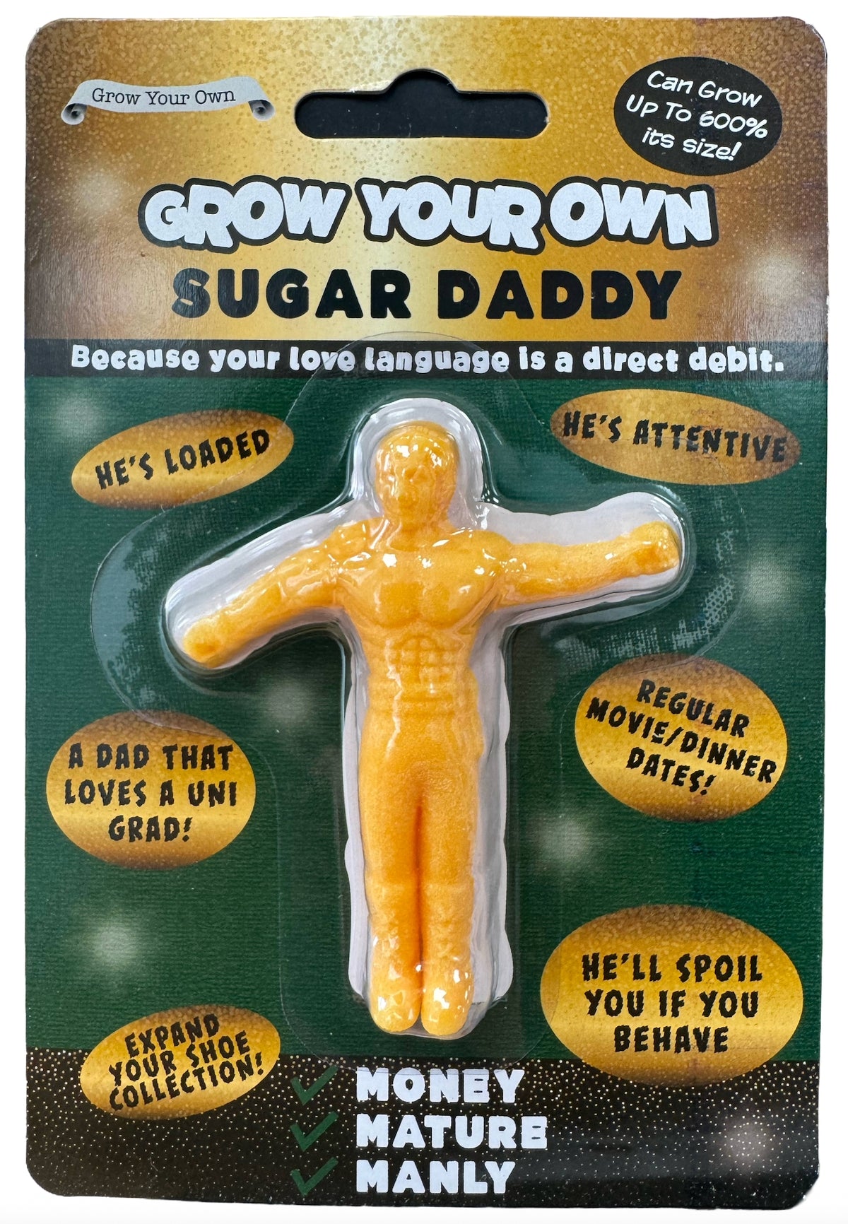 Grow Your Own 💎 Sugar Daddy 👠 Gag Gift Portable Funny Novelty Prank Joke 💰😂