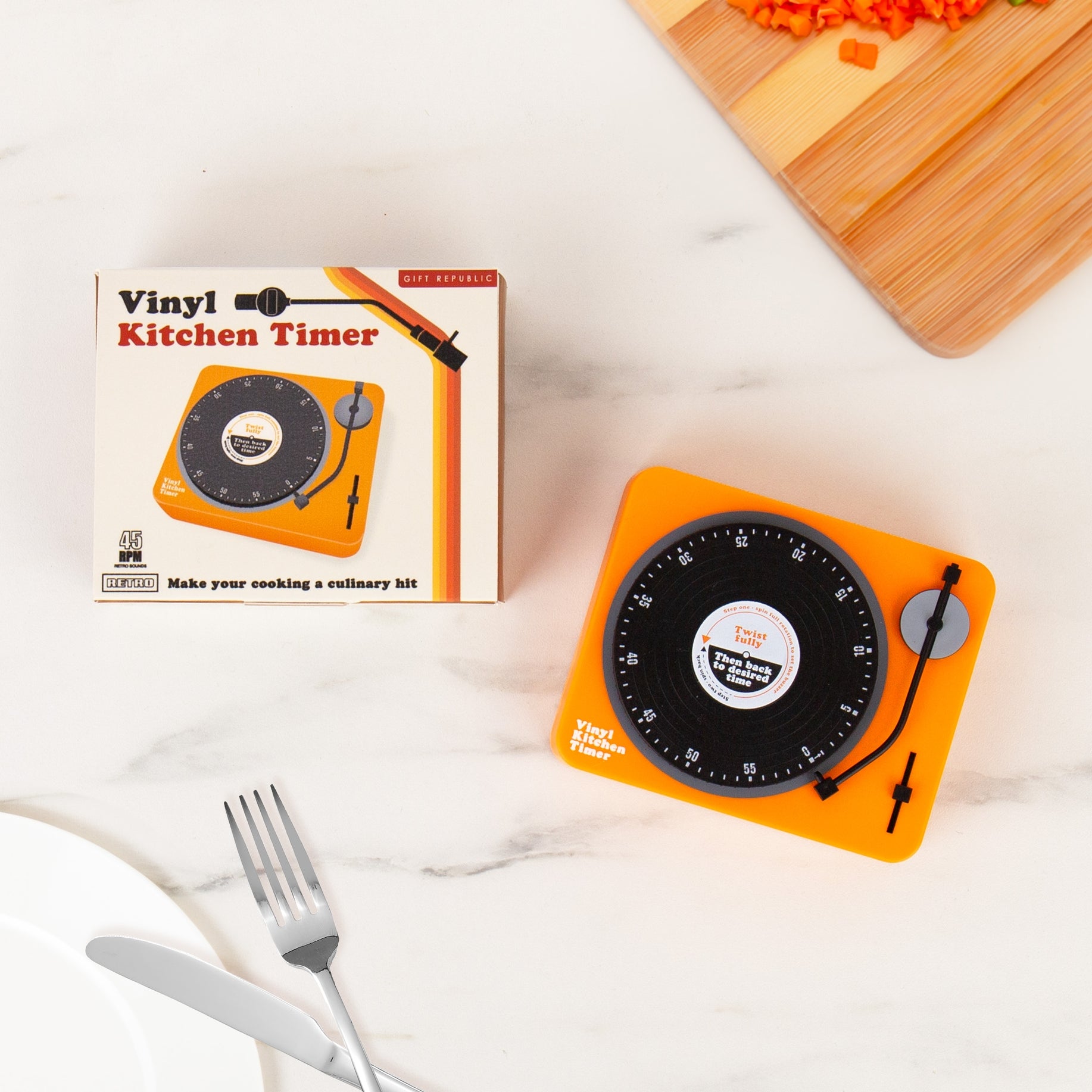 Retro Vinyl Record Player Kitchen Timer Fun Cooking MustHave