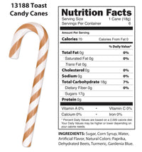 🍞🎄 Toast Candy Canes 6-Pack Weird Funny Novelty Christmas Gift - Archie McPhee