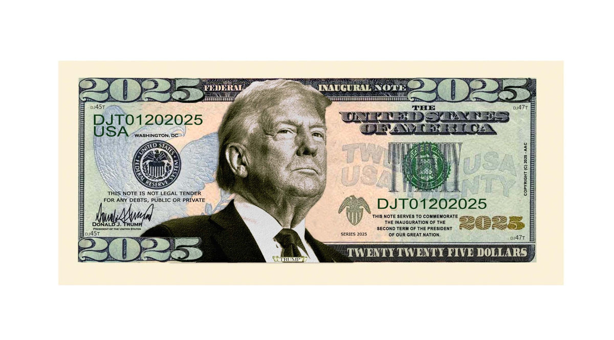 100 - President Donald Trump 2025 Novelty Money Bills Party Fake Play MAGA Note