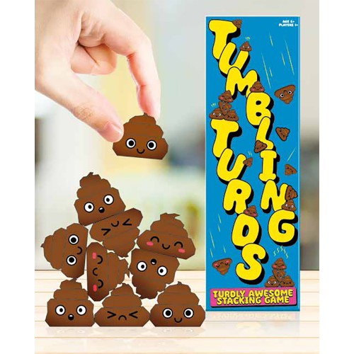 Tumbling Turds - The Poop Stacking Game - Funny Gag Gift Stocking Stuffer