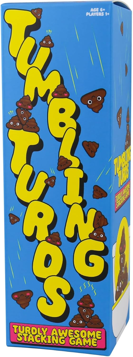 Tumbling Turds - The Poop Stacking Game - Funny Gag Gift Stocking Stuffer