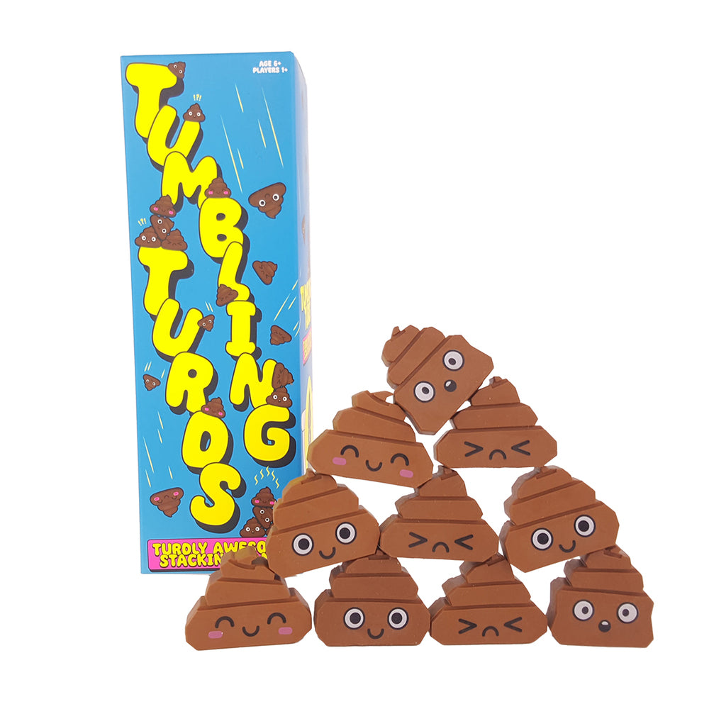 Tumbling Turds - The Poop Stacking Game - Funny Gag Gift Stocking Stuffer