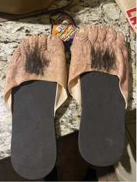 Billy Bob's Big Old Hairy Feet Costume Bigfoot Novelty Slipper Sandals