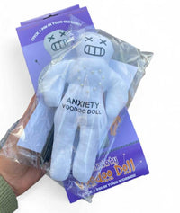😈 Anxiety Voodoo Doll Set 😂 Stress Relief Gag Gift w/ Marker & Pins