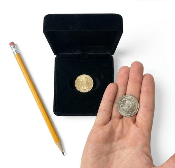 ✨ Pen-Thru-Quarter Magic Coin Trick 👀 Melt Metal Like a Wizard! ✨😲