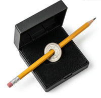 ✨ Pen-Thru-Quarter Magic Coin Trick 👀 Melt Metal Like a Wizard! ✨😲