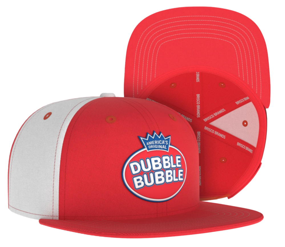 DUBBLE BUBBLE Bubblegum Candy Snapback Hat Trucker Skater Embroidered Ball Cap