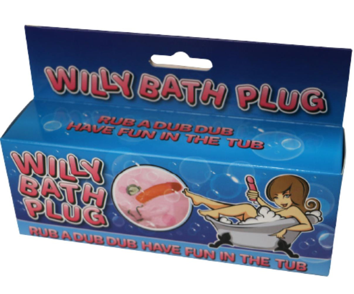 THE WILLY BATHTUB PLUG - Rub A Dub, Have fun in the Tub - Adult Gag Joke Gift