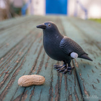 Wind-Up Crazy Crow  - Walking Classic Toy Bird Figure - Archie McPhee