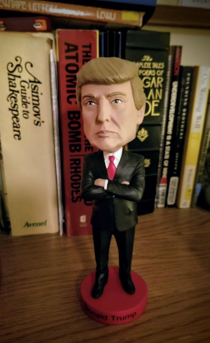 President Donald Trump Bobblehead -  USA MAGA Political Art Statue Collectible