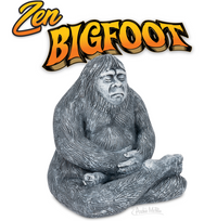 ZEN BIGFOOT Garden Sasquatch Polystone Statue Home Office Desk - Archie McPhee